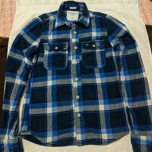 Abercrombie and Fitch Long Sleeve Flannel Shirt